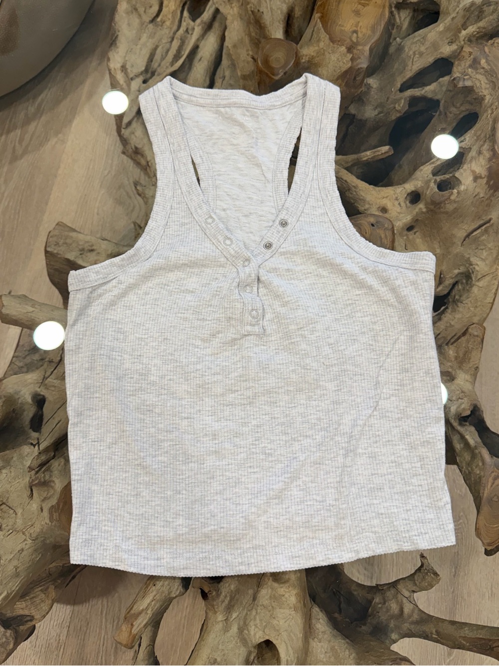 Aerie Oflline heather gray tank top